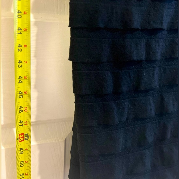 Extra Long Union of Angels Chic Black Ruffled Maxi Skirt - Picture 1 of 8